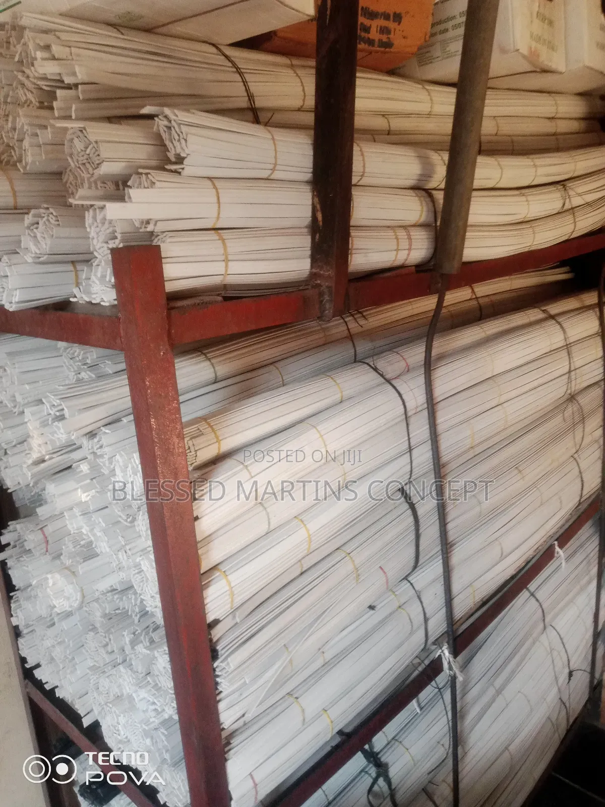 3mm Thickness White Color Terrazzo Divider Stripe.(Ebonite)