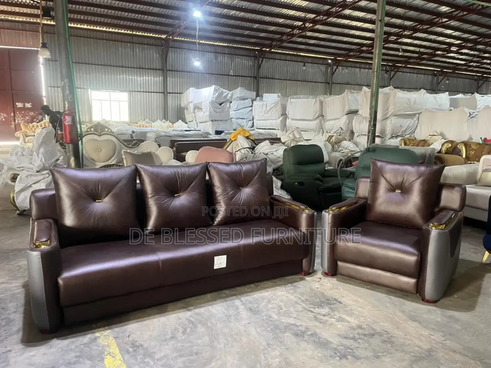 Imported Leather Sofa