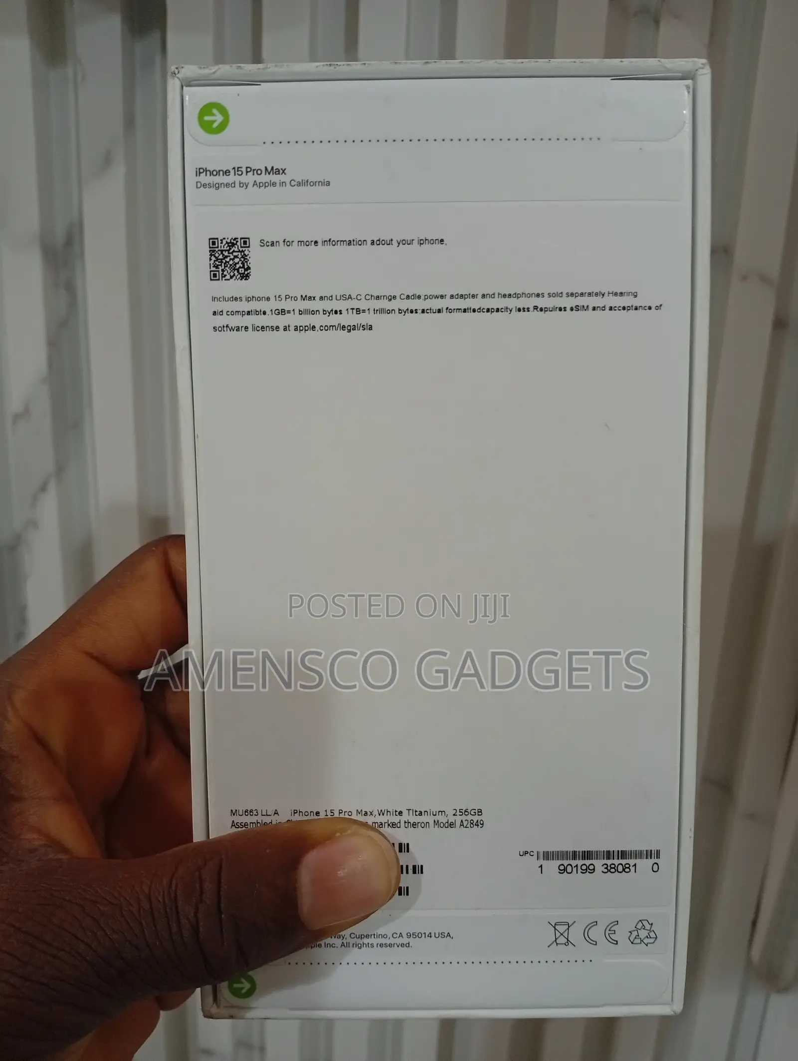 New Apple iPhone 15 Pro Max 256 GB Gray