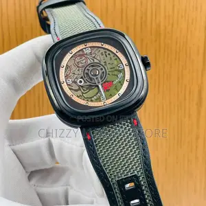 Saven Friday Quality Luxury Men Genuine Leather Wristwatch