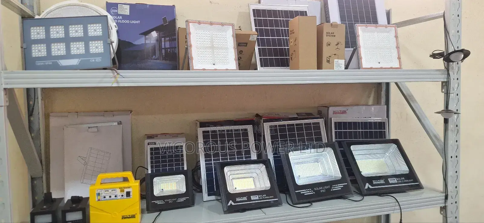 Solar Lithium Battery and Solar Lights