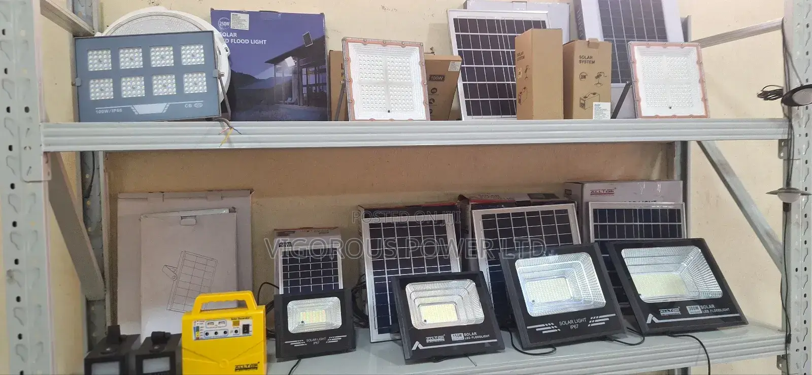 Solar Lithium Battery and Solar Lights