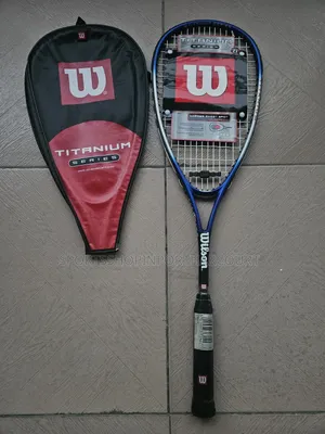 Professional Wilson Titanium Squash Racket
