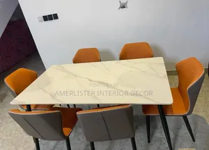 Best 6-Seater Marble Top Dining Table