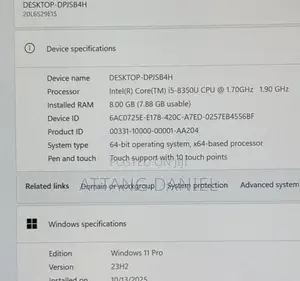 Laptop Lenovo ThinkPad T480 8GB Intel Core i5 SSD 256GB