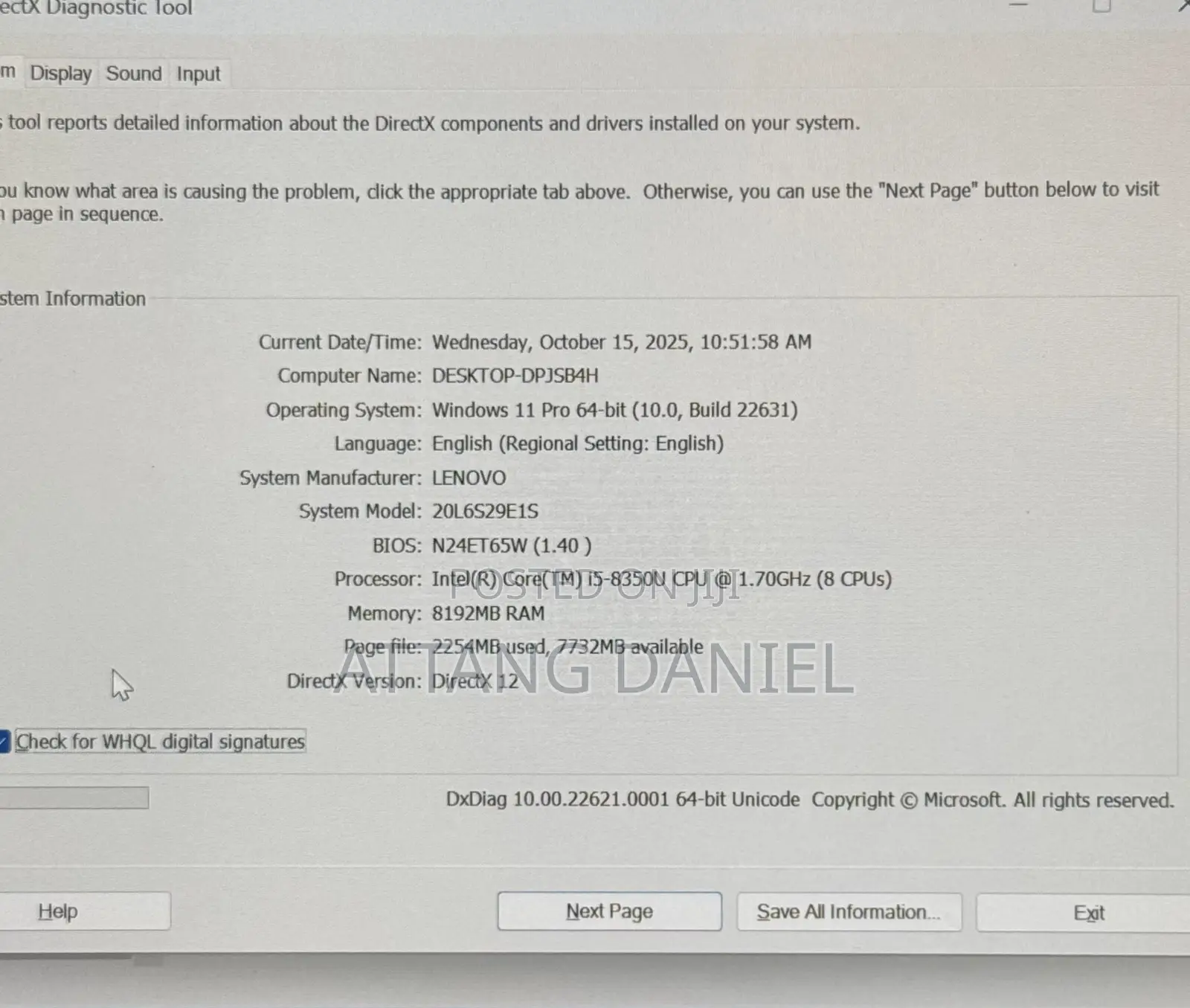 Laptop Lenovo ThinkPad T480 8GB Intel Core i5 SSD 256GB