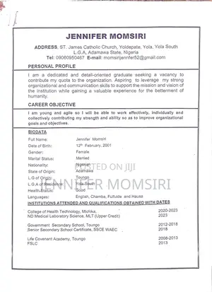 Mss. Jennifer Momsiri
