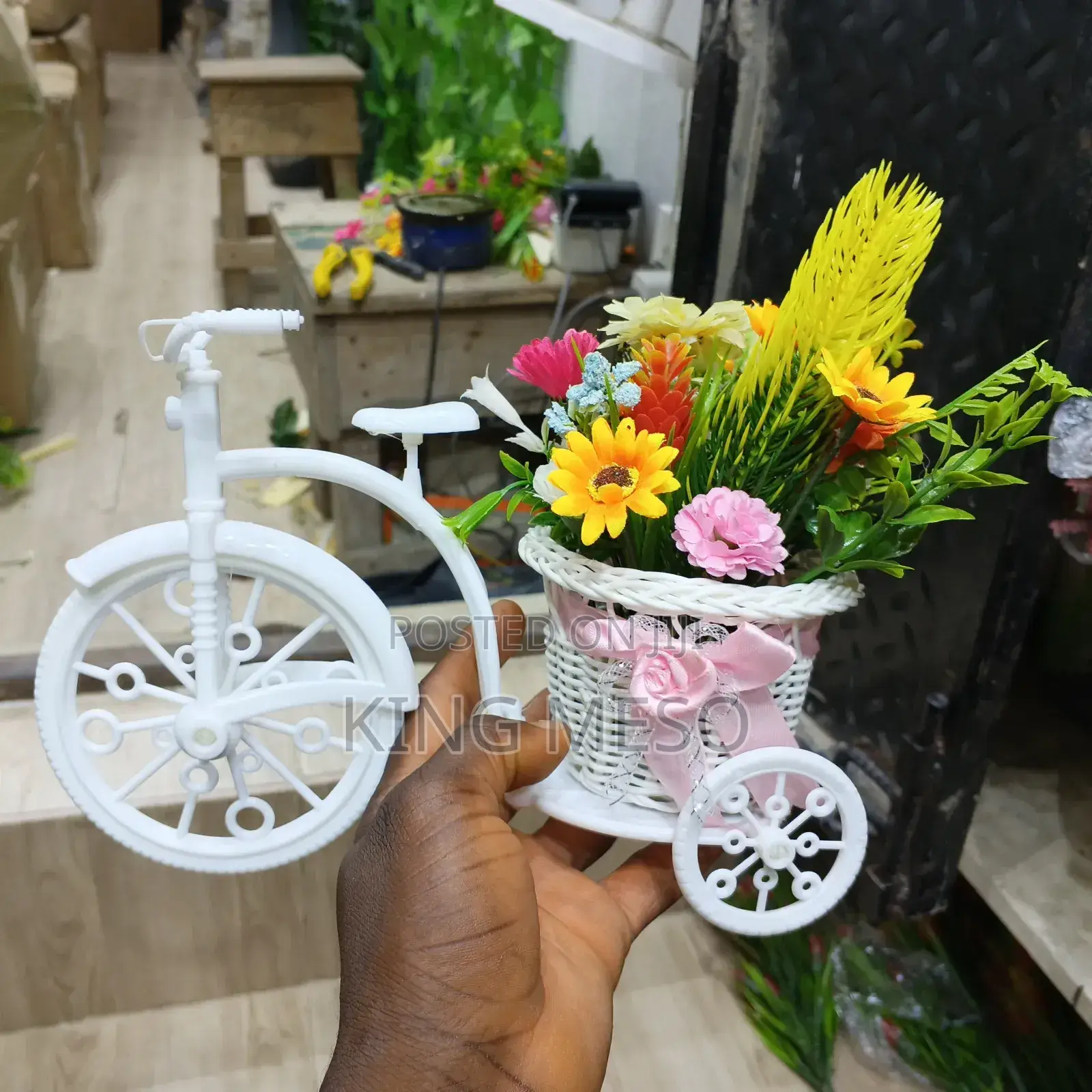 Bicycle Flower Available