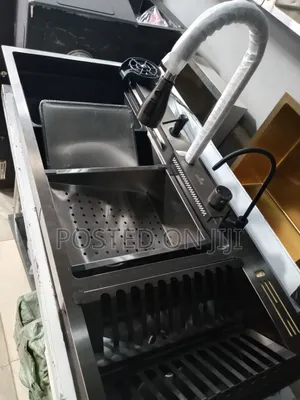 Special Kitchen Sink With Plate Holder