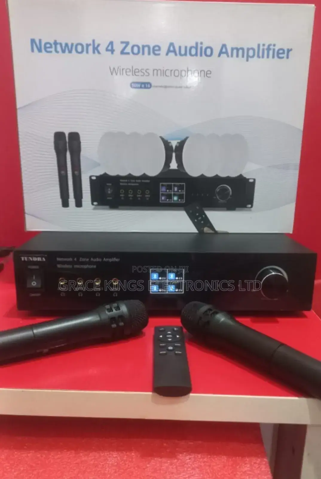 Network 4 Zones Audio Amplifier