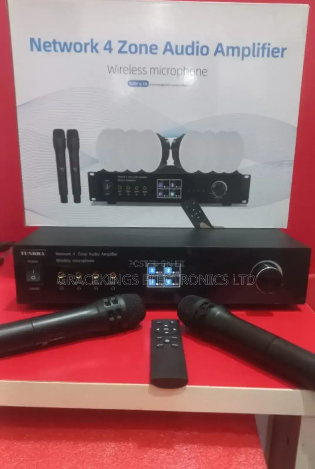 Network 4 Zones Audio Amplifier