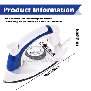 Folding Travel Steam Iron - #10,000