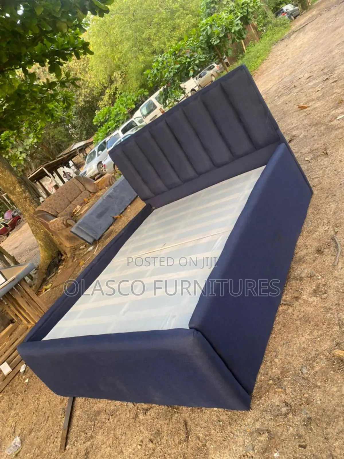 5by6 Padded Bedframe Available
