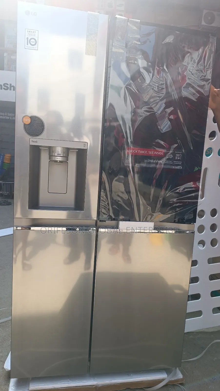 Gc-x257csew Lg Double Door Refrigerator