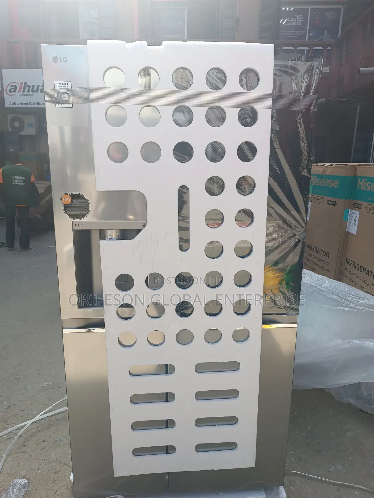 Gc-x257csew Lg Double Door Refrigerator