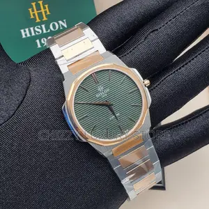 Hilson Quality Luxury Men Chain Strap Wristwatch