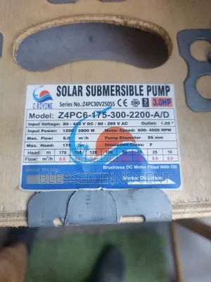 170 MTRS Ac Dc 2200 Watt Divine Solar Pump