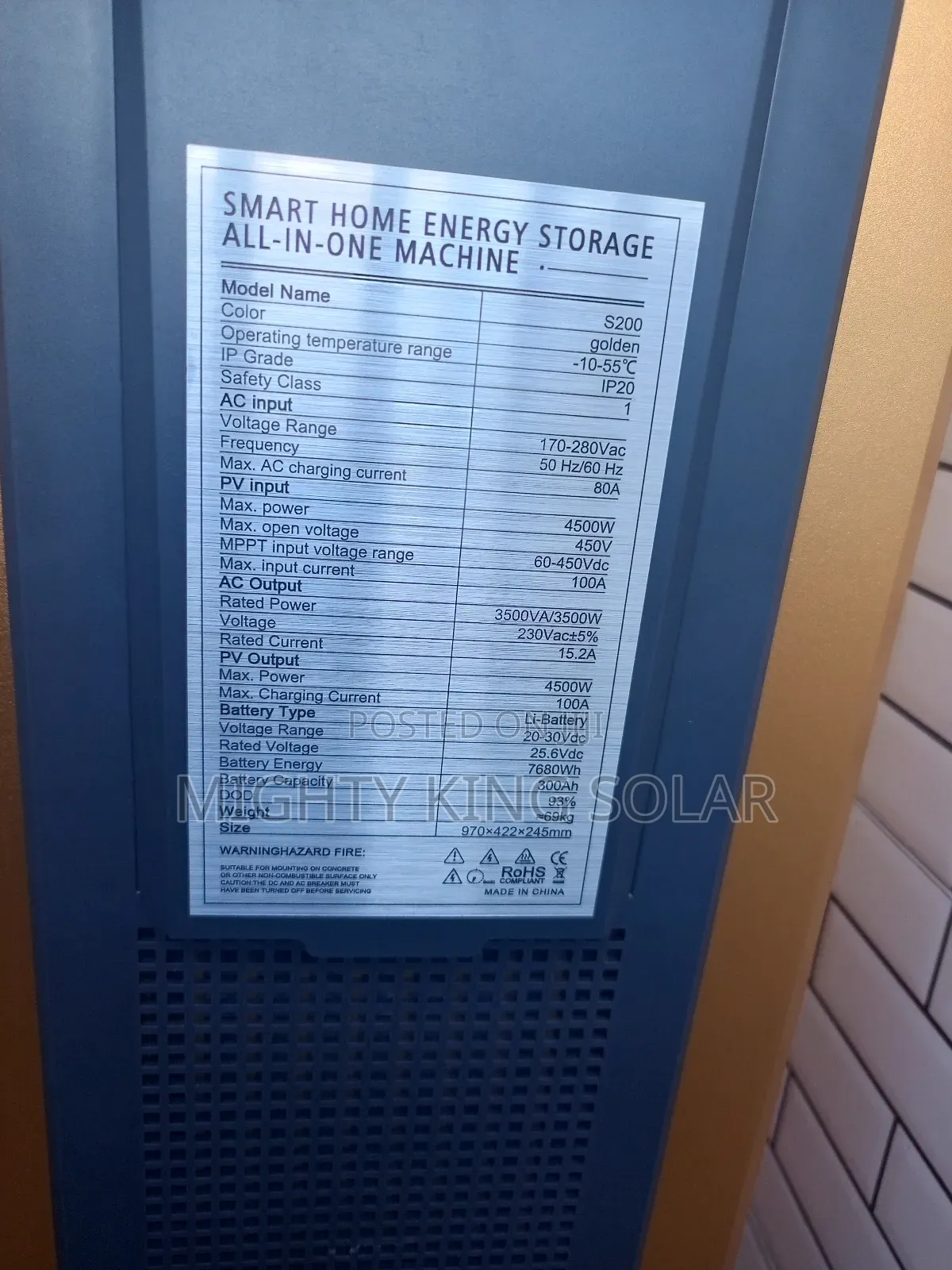 8 KWH JTH Smart All in One