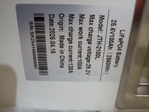 2.5 KWH JTH Lithium Iron Battery
