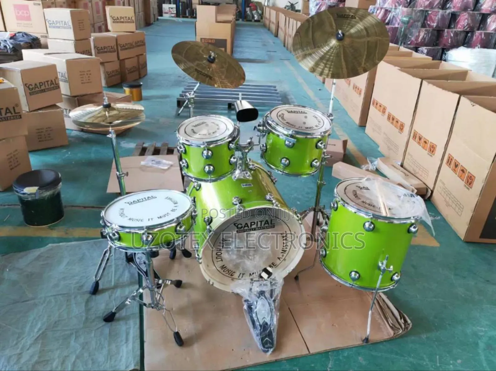 Capital Professional Drum Set With Big Drum Seat