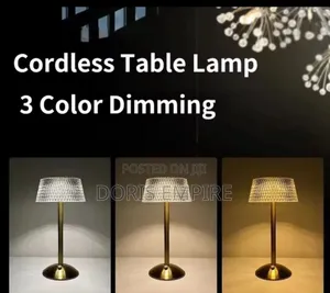Rechargeable Crystal Decor Table Lamp