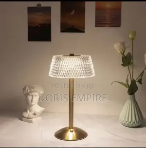 Rechargeable Crystal Decor Table Lamp