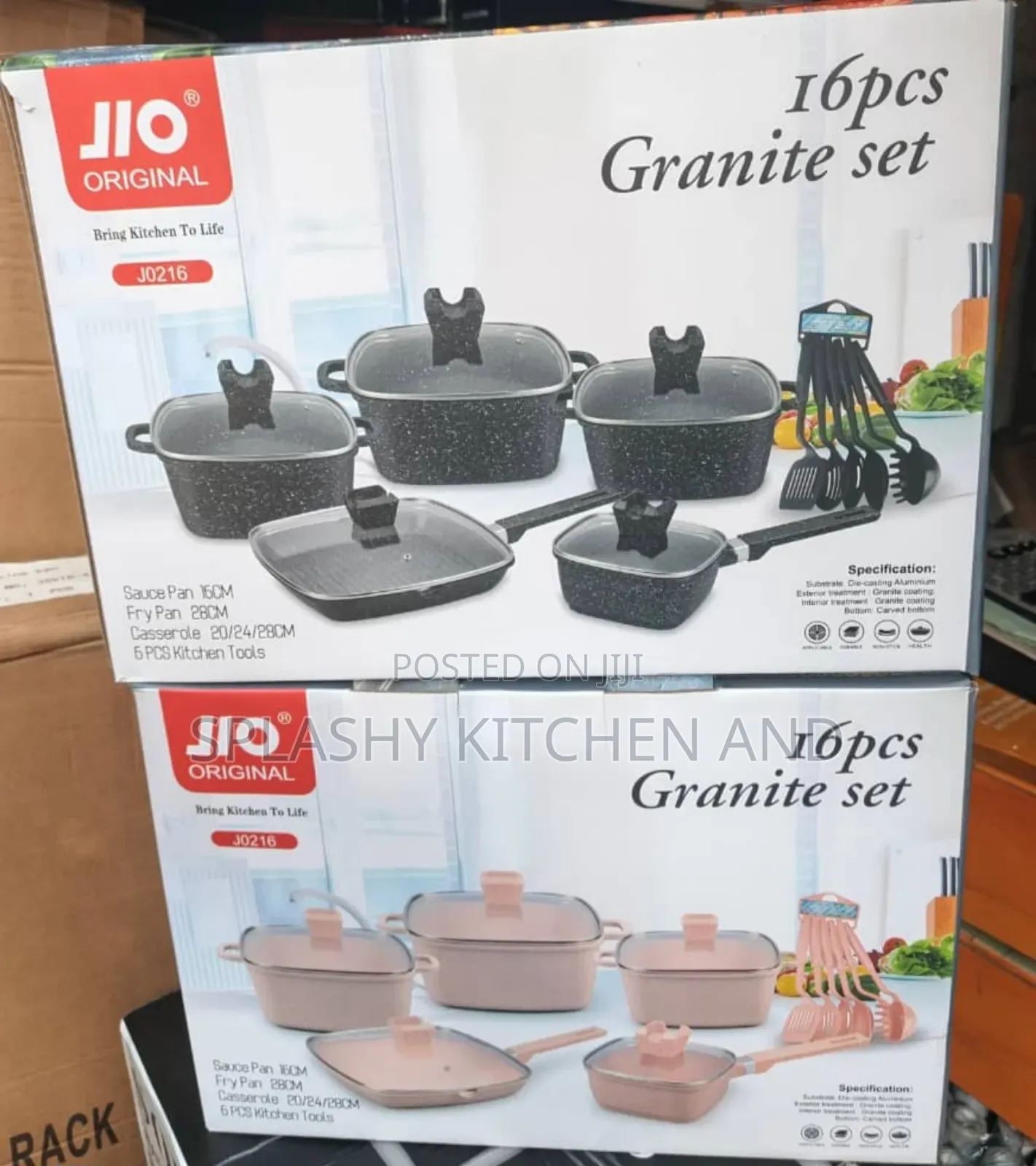 Jio Original Granite Cookware Set