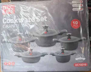 Ucc Life Cookware Granite Series 10pcs