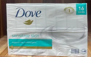 Dove Sensitive Bar Soap Pack Of 16