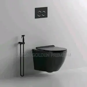 Black Conceal Water Cistern Black