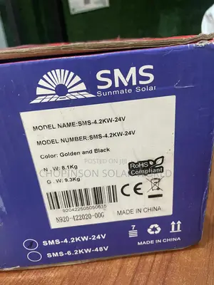 Solar Energy SMS Hybrid Inverter 4.2kwh/24votts