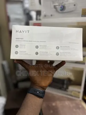 Havit Sk875bt Outdoor Strong Bass Wireless Speaker RGB Lighting Design
