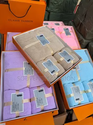 3 in 1 Luxury Gift Pack Towel ( Moq 40pcs )