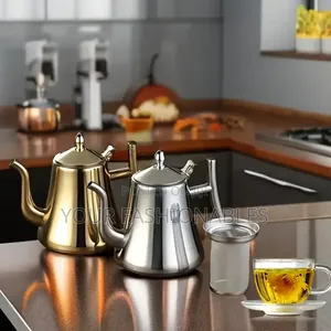 Elegant Stainless Steel Teapot (Silver 1.5 Litres)