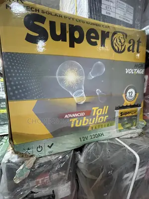 Solar Energy Super Cat Tall Tubular Battery 220ah/12votts