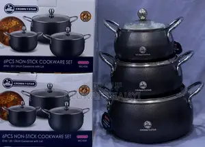 *Crownstar/Masterchef 8pcs Nonstick Cookware Set*   *₦55000