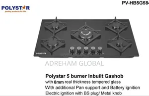 Polystar 5 Burners Cabinet Gas Cooker