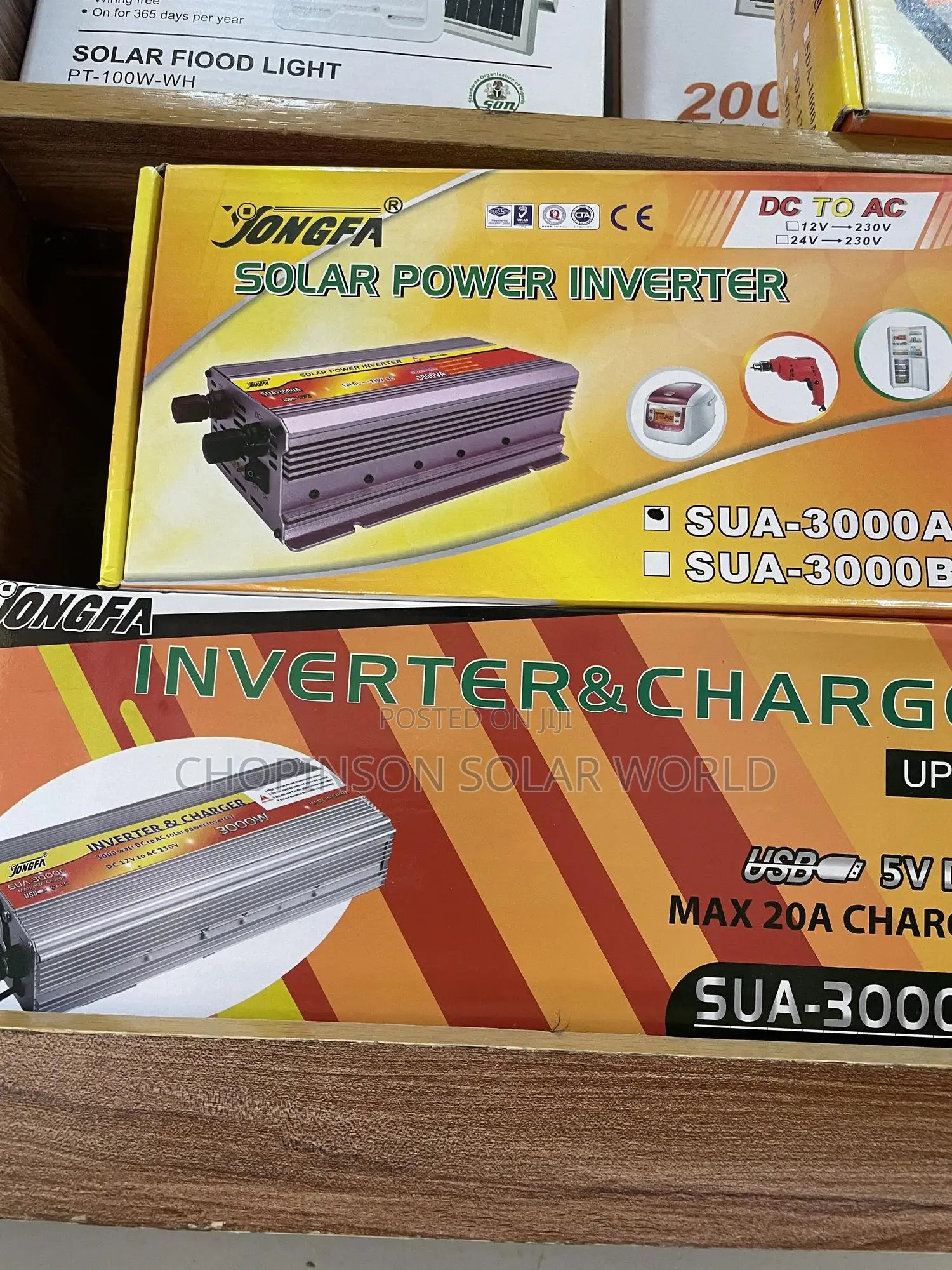 Solar Energy Inverter and Charger 300watts/24v