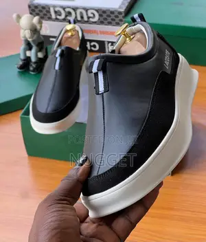 Lacoste Luxury Grade Black Shoe