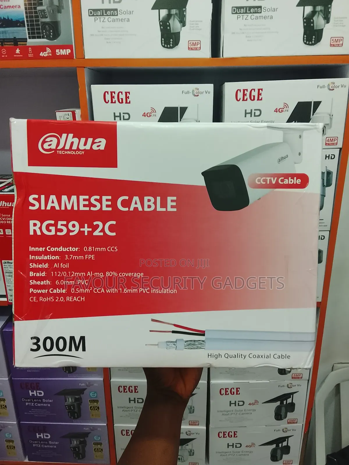 Dahua Rg 59 Siamese Cables 300m