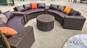 Luxury 9 Seater Round Chair Set, Rattan.