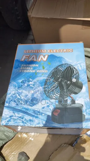 Double Batteries Lithium Electric Fan