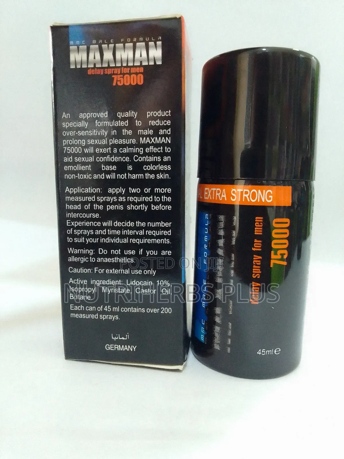 Maxman Delay Spray: For Quick Ejaculations