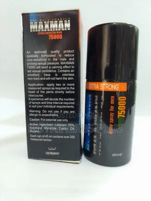 Maxman Delay Spray: For Quick Ejaculations