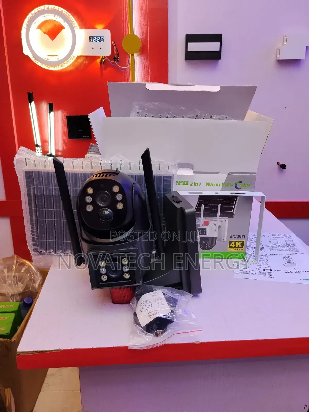 Quality Multiple Lens Solar Surveillance Camera Etc