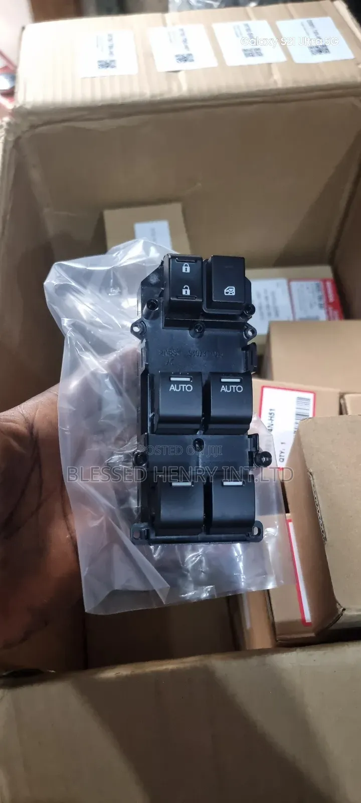 Pressing Button/Power Window Control