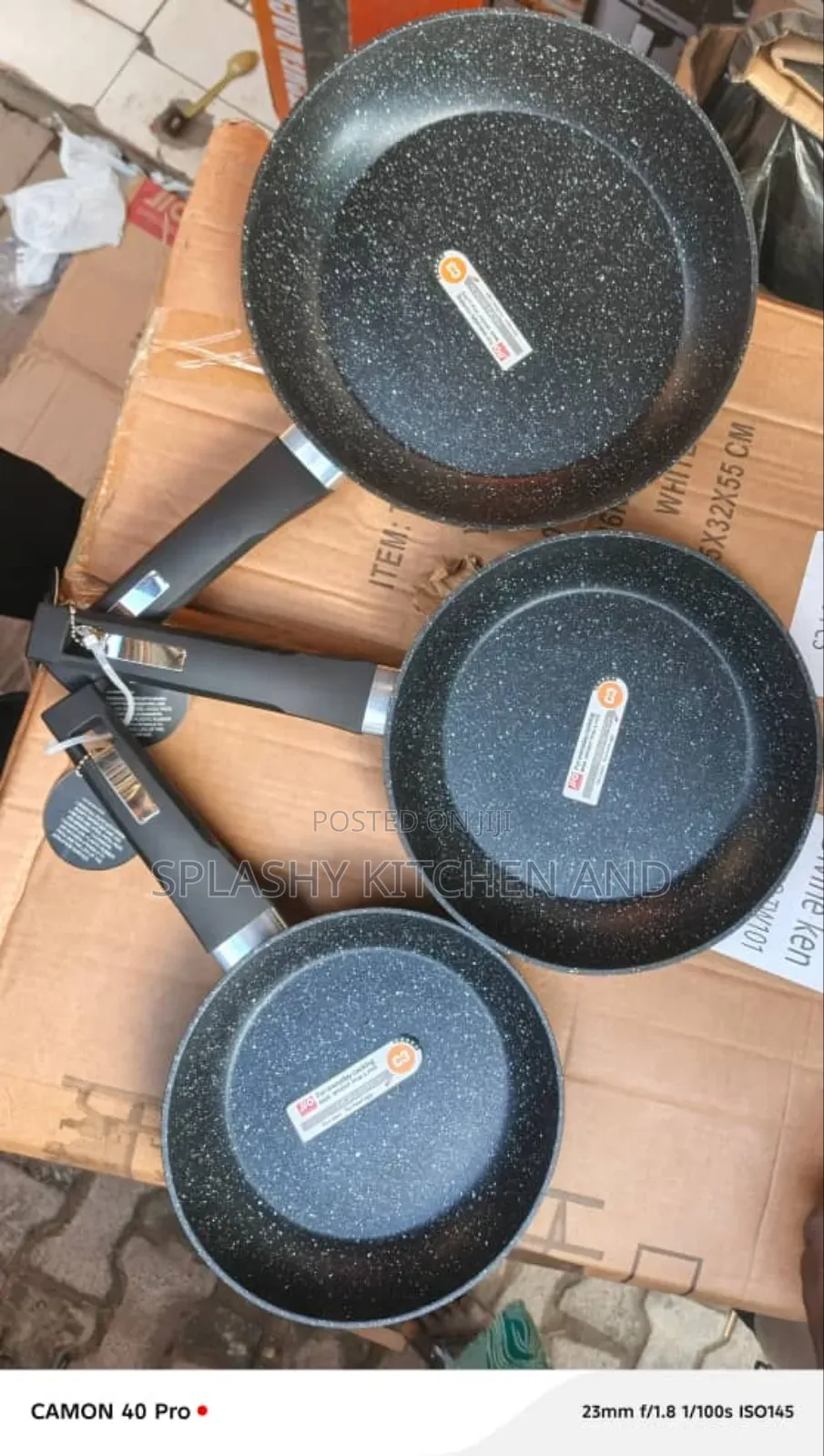 Pro Granite Fry Pan Set