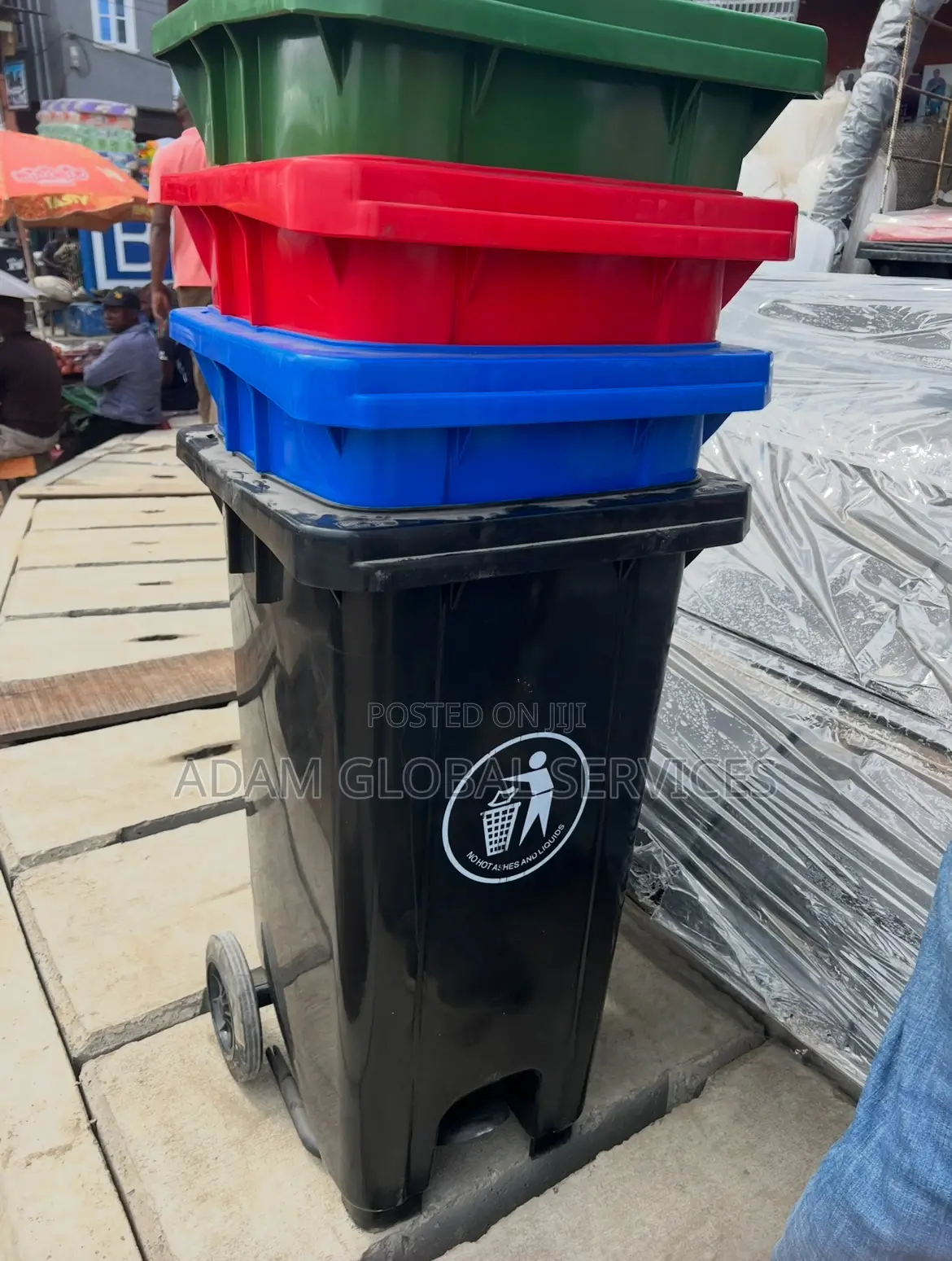 120l Imported Pedal Waste Bin