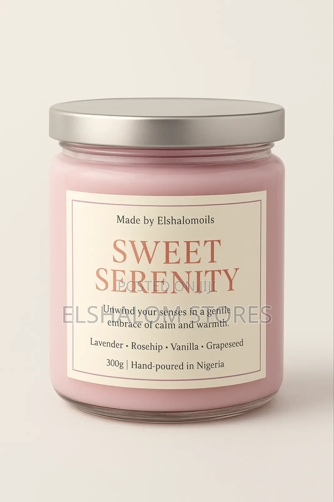 Elshalomoils Aromatherapy Scented Candles 300g