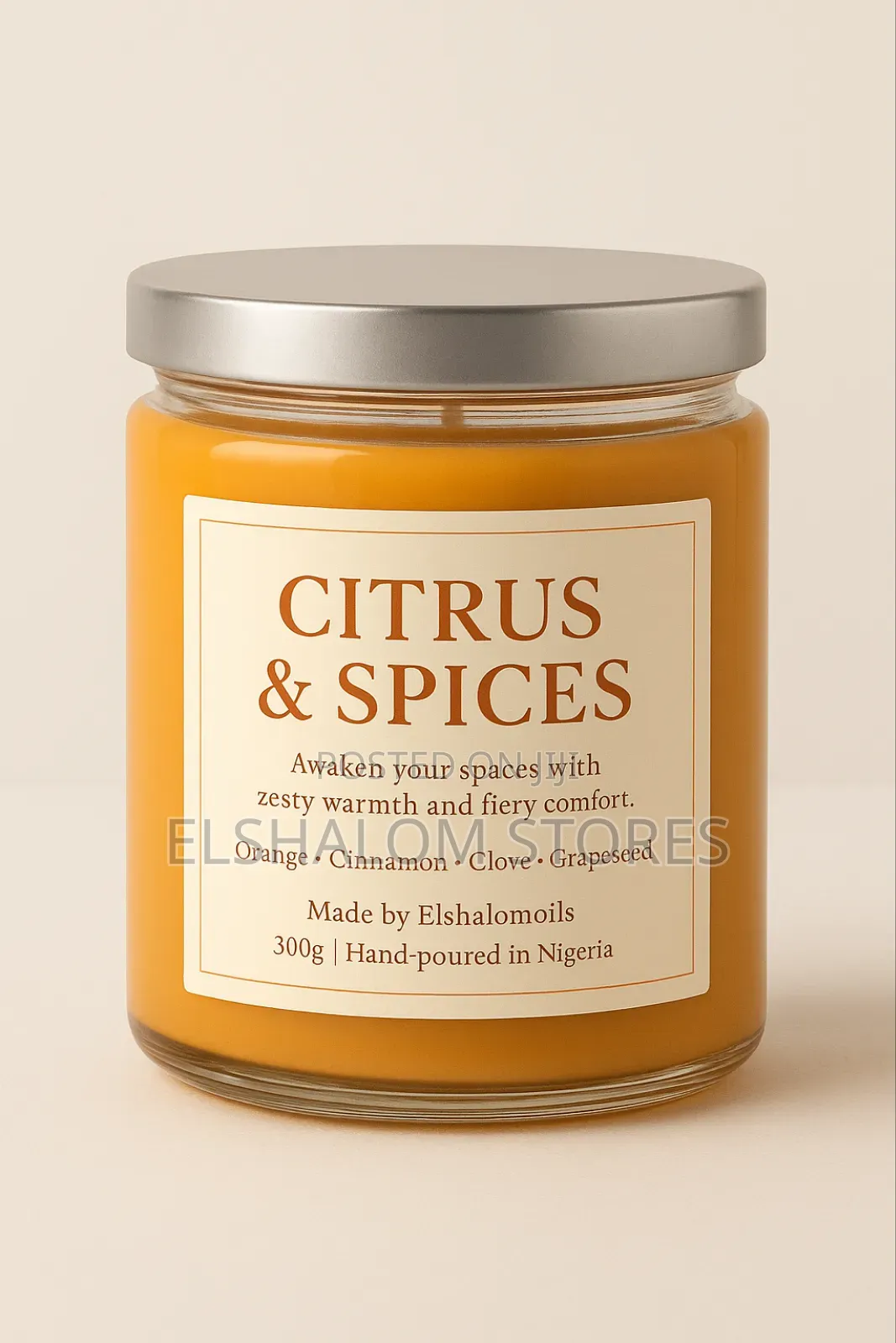 Elshalomoils Aromatherapy Scented Candles 300g